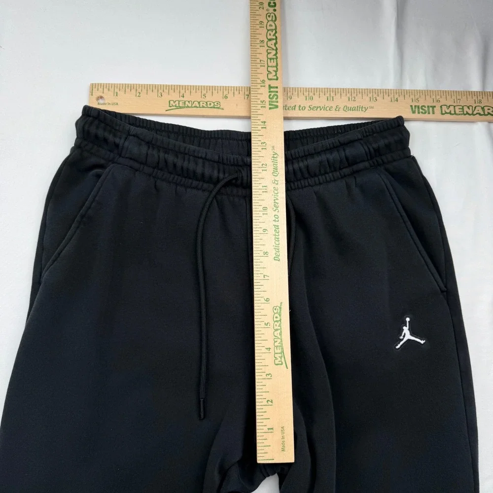 Jordan Essentials Mens Fleece Sweatpants Black Jumpman Logo Joggers Size M